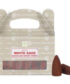 Conos de Incienso para Cascada Salvia Blanca Satya 75g